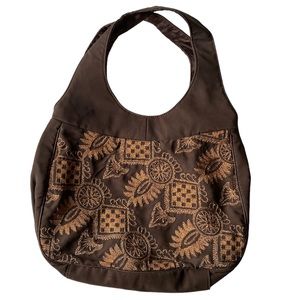Ann Taylor Loft brown shoulder bag boho